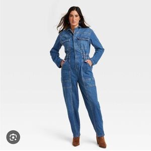 Blue Denim Jumpsuit from Target